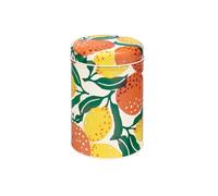 Elite tins Emma Bridgewater Oranges & Lemons Round Tin Caddy, 106mm x 150mm, Decorative Storage Container