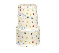 Elite Tins Emma Bridgewater Polka Dots Set Of 3 Round Cake Tins