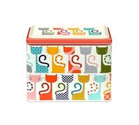 Elite tins Kate Rhees Cats Extra Large Tin Caddy, Multi Color, 19.5 x 15.4 x 7.5 cm, Food Storage Container