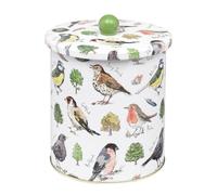 Elite tins Madeleine Floyd - Birds - Medium Biscuit Barrel - 150(d) x 173mm