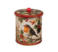 Elite Tins Robin Medium Biscuit Barrel