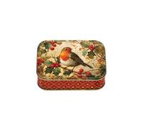 Elite Tins Robin Small Rectangular Tin