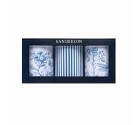 Sanderson Etchings & Roses Set of 3 Round Caddies