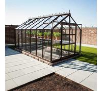 Elite Titan 800 8x14 Greenhouse Package - Silver Plain Aluminium Finish