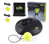 Elite Trainer Tennis Rebound Ball Set | Heavy Duty Power Base, No Filling Required | Comes with Extra Ball, Long Rope, and Custom Mesh Bag | Premium Solo Training Equipment for Any Skill Level |