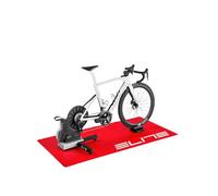 ELITE TRAINING MAT Red Mat 180x90cm, Floor Protection for Home Trainer, Anti-Slip Sound-Dampening