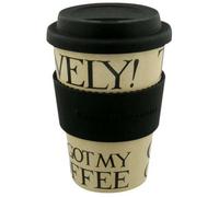 Elite Travel Mug: 1 X 400Ml Emma Bridgewater Travel Mug, Black Toast