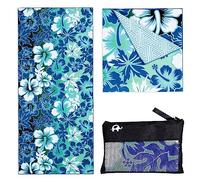 Elite Trend Quick Dry Towel Large 63x31 Inch - Microfiber Beach Towel - Perfect for Beach, Travel, Swimming, Pool, Yoga, Hiking, Camping - Lightweight, Fast Drying, Compact for Adults (Hibi)