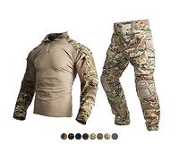 Elite Tribe G3 Combat Shirt Trousers Tactical Military BDU Uniform Emersongear (Medium, Shirt Woodland)