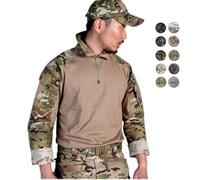 Elite Tribe Military Airsoft Tactical Shirt Combat Gen3 Shirt Emersongear (UK, Alpha, 4XL, Regular, Regular, Multicam Tropic)