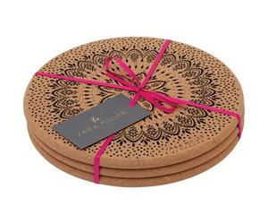 Elite Trivets: 3 X 22.6Cm Sara Miller Artisanne Noir Trivets