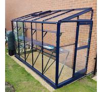 Elite Windsor 4x10 Lean to Greenhouse - Stone Powder Coated