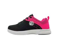 ELITE Women's Comfort Bowling Shoes - Universal Slide Soles, Ultra Light-Weight Mesh Athletic Style for Bowlers, Black/Pink, 6.5 UK