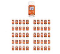 Elitech 50PCS Temperature Data Logger 32000 Points USB Temperature Data Recorder, PDF & CSV Data Report Export, RC-5+