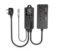 Elitech Digital Temperature and Humidity Controller Thermostat for Greenhouse Planting Reptile Homebrew Incubation STC-1000Pro TH (TEMP&HUMI-Non wifi)