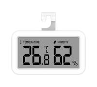 Elitech Fridge Thermometer Hygrometer Digital Freeze Refrigerator Thermometer Waterproof Large LCD Display TM-2TH