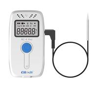 Elitech Temperature Data Logger RC-4 Upgraded, Digital USB Data Recorder for Refrigerator Fridge Cold Chain Monitoring with 64,000 Readings, Auto PDF/CSV Export
