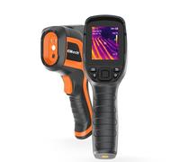 Elitech Thermal Imaging Camera, 256×192 IR Resolution, 2MP Visible Camera, 3.5" LCD Display, Real-Time Video Recording, Rechargeable for HVAC Electrical Building, TIC-210