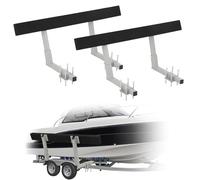 EliteEdge 60" Boat Trailer Guide, 2PCS Rustproof Steel Guide ons, Trailer Guides with Carpet-Padded Boards, Mounting Parts Included, for Ski & Fishing Boat, Sailboat