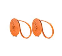 EliteFTS Pro Resistance Band 2 Pack - Boost Core Stability and Flexibility with This Portable, Joint-Friendly Tool - 41" Long (PRO Micro Resistance Band, Orange)