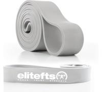 EliteFTS Pro Resistance Band - Boost Core Stability and Flexibility with This Portable, Joint-Friendly Tool - 41" Long (PRO Average Resistance Band, Silver) (Single)
