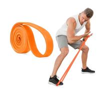 EliteFTS Pro Resistance Band - Boost Core Stability and Flexibility with This Portable, Joint-Friendly Tool - 41" Long (PRO Light Resistance Band, Orange) (Single)