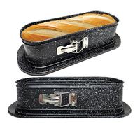 EliteHoff Rectangular Springform Cake Tin, Square Cake Tin, Cake Baking Mould with Non-Stick Coating, Springform, Leak-Proof (Rectangular, 31 x 12 cm)