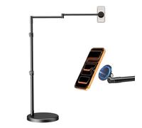 elitehood Magnetic Floor Phone Stand for Bed, Long Arm Overhead Tripod