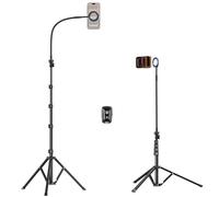 elitehood Magnetic iPhone Tripod Stand with Flexible Gooseneck, Magsafe Phone Stand for Video Recording Filming, Heavy Duty Aluminum Phone Tripod for iPhone 17 Pro Max / 17 Pro / 16 Pro Max