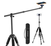 elitehood Magnetic Overhead Tripod, Tall iPhone Tripod Stand for Filming
