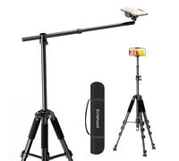 elitehood Overhead Phone Mount, 180cm Tall iPhone Tripod Stand for Filming