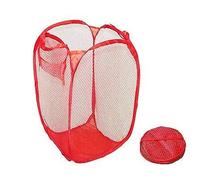 EliteKoopers 1 Pcs Foldable Laundry Pop Up Mesh Bag For Washing Laundry Basket Bin Hamper Storage
