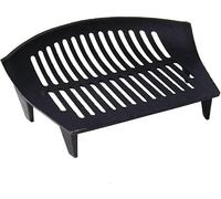 EliteKoopers 14 Inch Black Heavy Duty Cast Iron Fireside Log Coal Fire Grate Open Fire Accessory