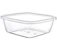 EliteKoopers 1Pcs 9L Rectangular Transparent Professional Washing Up Bowl Basin Sink Tub for Kitchen, Bathroom and Household Use