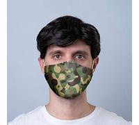 EliteKoopers 1Pcs Camouflage Reusable Face Covering For Dust Mouth Safety For Paint Cleaning etc.