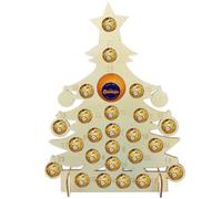 EliteKoopers 1Pcs Wooden Advent Calendar Fits Terry Chocolate Orange & Ferrero Rocher For Decoration