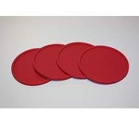 EliteKoopers 4 Pcs Rubber Silicone Hot Drink Coasters Place Mat For Coffee Tea Mug