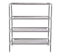 EliteKoopers 4-Tier Shoe Rack Storage Shelf Cabinet Organiser For Home Office