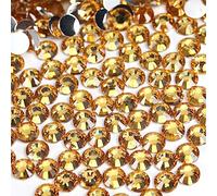 EliteKoopers 4mm Crystal Flat Back Nail Art Face Festival Rhinestones Diamante Gems for Craft (1000 Pcs)