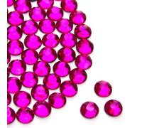 EliteKoopers 4mm Crystal Flat Back Nail Art Face Festival Rhinestones Diamante Gems for Craft (1000 Pcs)