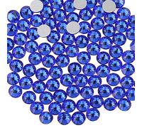 EliteKoopers 4mm Crystal Flat Back Nail Art Face Festival Rhinestones Diamante Gems for Craft (1000 Pcs)