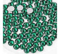EliteKoopers 4mm Crystal Flat Back Nail Art Face Festival Rhinestones Diamante Gems for Craft (1000 Pcs)