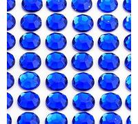 EliteKoopers 5mm Royal Blue Self Adhesive Stick On Diamante Gem Stickers For Art Craft (100 Pcs)