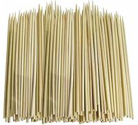 EliteKoopers 6 Inch 1000Pcs Bamboo Skewers Wooden For BBQ Kebab Fruit Stick, Party Buffet Food