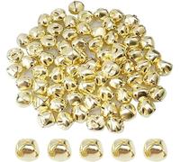 EliteKoopers 6mm Jingle Bell Beads For Xmas Craft Christmas Charms Jewellery Decor Item