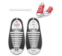 EliteKoopers Easy No Tie Rubber Shoe Laces For Kids Trainers Snickers
