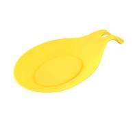 EliteKoopers Yellow Silicone Spoon Rest Heat Resistant Teabag Tidy Holder New Cooking Dish