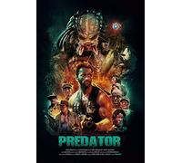 ELITEPRINT PREDATOR V4 CLASSIC A3 SCI-FI THRILLER ACTION MOVIE POSTER ON 250GSM PRINT MATERIAL