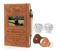 EliteSign Letters to My Son in Heaven - A5 Grief Journal Notebook with Window Cover - In Loving Memory of My Child, Memorial Sympathy Gift for Loss of Son