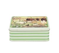 elitetins Tracy Hall - Wolly Jumpers Sheep Lambs - Deep Rectangular Tin - 195 x 154 x 75mm